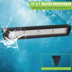 Leisure LED RV Exterior Porch Utility Light - 12v 3200 Lumen 17.7" Lighting Fixture. Replacement Lighting For RVs, Trailers, Campers, 5th Wheels -RV accessories leisure led rv exterior porch utility light 12v 3200 lumen 17.7 lighting fixture replacement lighting for rvs trailers campers 5th wheels 98729.1660341984