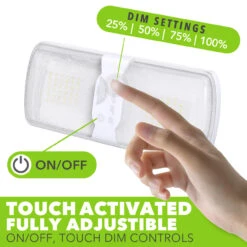 Leisure LED RV LED Ceiling Double Dome Interior Light Fixture Touch To Dim Switch Natural White 4000-4500K 60-2835SMD 6 Leisure LED RV LED Ceiling Double Dome Interior Light Fixture Touch To Dim Switch Natural White 4000-4500K 60-2835SMD -RV accessories leisure led rv led ceiling double dome interior light fixture touch to dim switch natural white 4000 4500k 60 2835smd 09703.1672364468