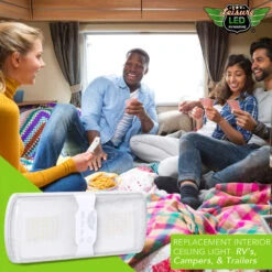 Leisure LED RV LED Ceiling Double Dome Interior Light Fixture Touch To Dim Switch Natural White 4000-4500K 60-2835SMD 11 Leisure LED RV LED Ceiling Double Dome Interior Light Fixture Touch To Dim Switch Natural White 4000-4500K 60-2835SMD -RV accessories leisure led rv led ceiling double dome interior light fixture touch to dim switch natural white 4000 4500k 60 2835smd 11816.1672364466