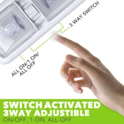 Leisure LED RV LED Ceiling Double Dome Light Fixture With ON/OFF Switch Interior Lighting For Car/RV/Trailer/Camper/Boat DC 12V 750LM Natural White 4000-4500K 6 Leisure LED RV LED Ceiling Double Dome Light Fixture With ON/OFF Switch Interior Lighting For Car/RV/Trailer/Camper/Boat DC 12V 750LM Natural White 4000-4500K -RV accessories leisure led rv led ceiling double dome light fixture with onoff switch interior lighting for carrvtrailercamperboat dc 12v 750lm natural white 4000 4500k 56582.1687328575