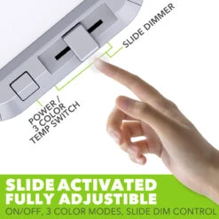 Leisure LED RV LED Ceiling Light 11" X 5" Fixture 700 Lumen With Slide Dimmer Switch Interior Lighting For Car/RV/Trailer/Camper/Boat DC 12V 3000-6000K -RV accessories leisure led rv led ceiling light 11 x 5 fixture 700 lumen with slide dimmer switch interior lighting for carrvtrailercamperboat dc 12v 3000 6000k 08968.1686982673