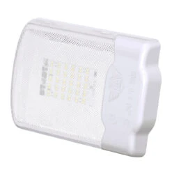 Leisure LED RV LED Ceiling Single Dome Interior Light Fixture Touch To Dim Switch Multi Warm, Natural, And Cool White 30-2835SMD