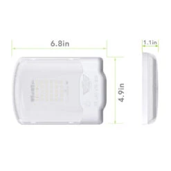 Leisure LED RV LED Ceiling Single Dome Interior Light Fixture Touch To Dim Switch Multi Warm, Natural, And Cool White 30-2835SMD -RV accessories leisure led rv led ceiling single dome interior light fixture touch to dim switch multi warm natural and cool white 30 2835smd 66102.1642093431