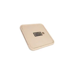 White Diesel Fuel Fill Door 9"1/2 X 9"1/2 Outside Dimension Polar White -RV accessories white diesel fuel fill door 912 x 912 outside dimension polar white 16065.1642099197